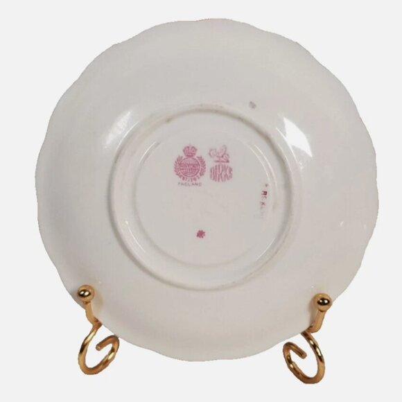 Rare Minton for Birks Bone China Tea Cup & Saucer - Picture 9 of 9